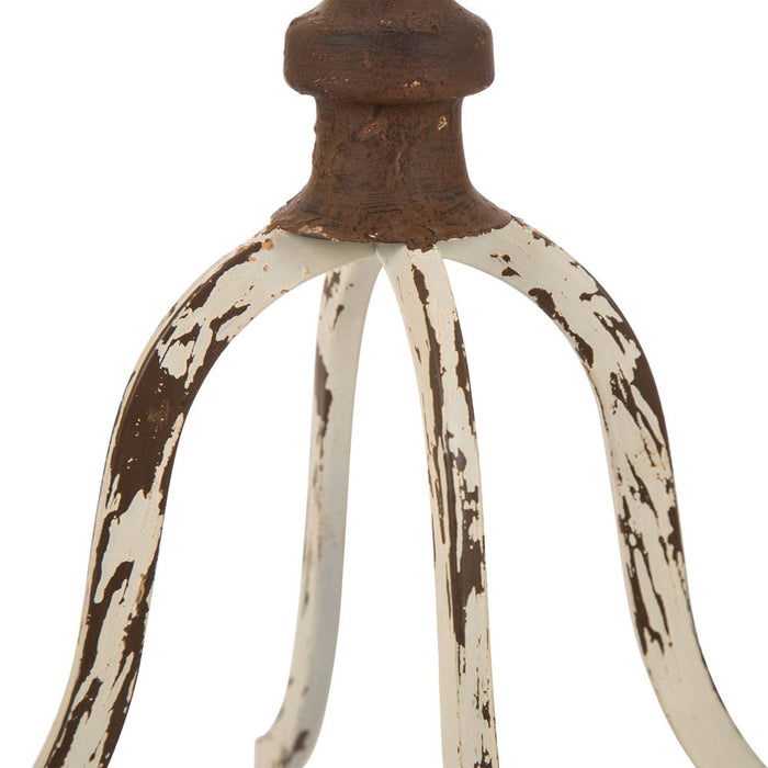 22"H Large Farmhouse Rustic Metal Lantern, Set of 2