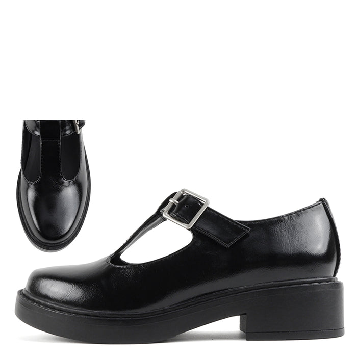 Acron Patent Leather Chunky Mary Jane