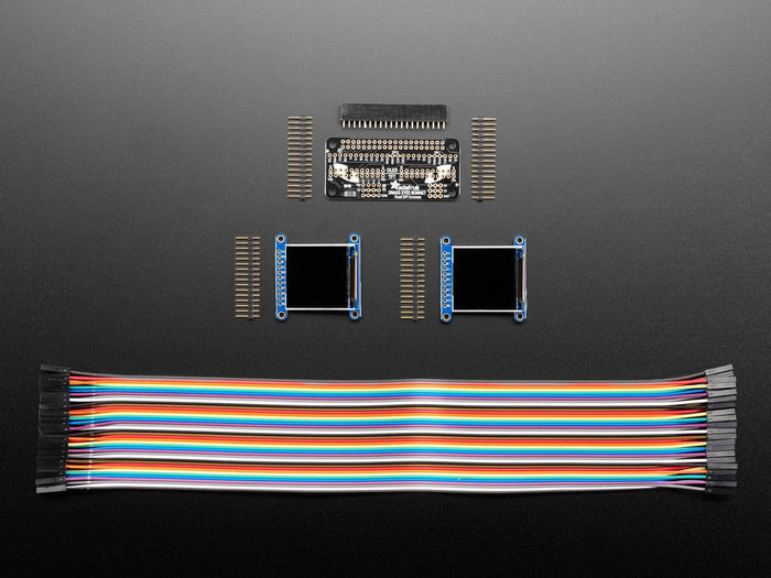 Adafruit Animated Eyes Bonnet for Raspberry Pi Pack (Pi not included) by Adafruit - The Pi Hut