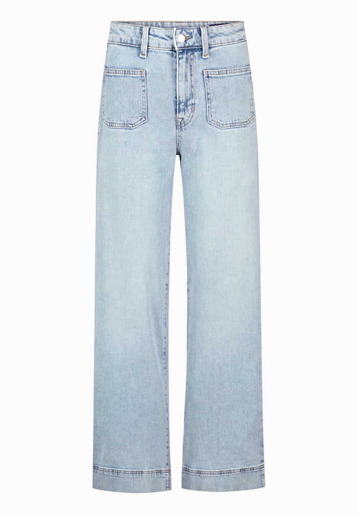 Buffalo Women Jeans Navy Denim Denim Pants Stretch
