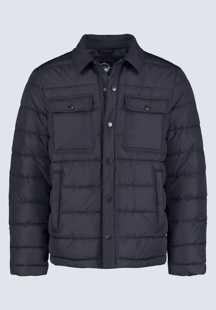 Buffalo Men Jackets Oxford Woven Casual Jackets Layer-Ready Jacket Easy-Care Styling