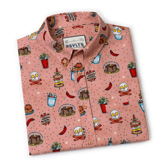 RSVLTS RSVLTS Short Sleeve Shirt Bacon, Ink, and Cheese – KUNUFLEX Short Sleeve Shirt