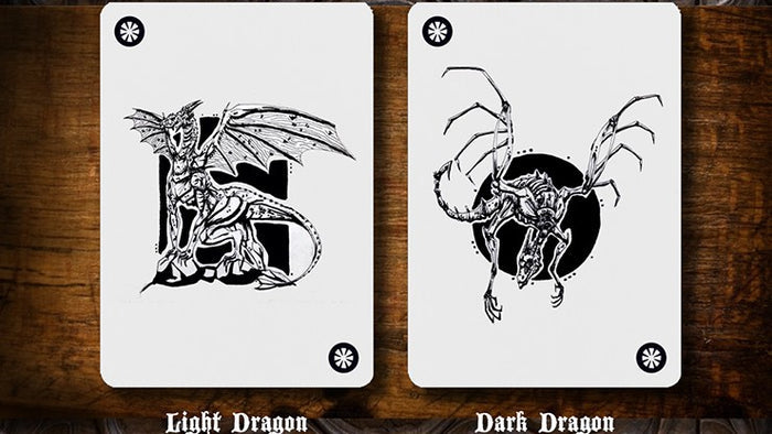 Blood and Beast (Silver) Playing Cards* Playing Cards by RarePlayingCards.com