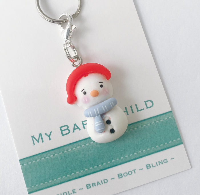 ๐
๐ป๐Bridle Charm: Christmas - Snowman ๐ NEW