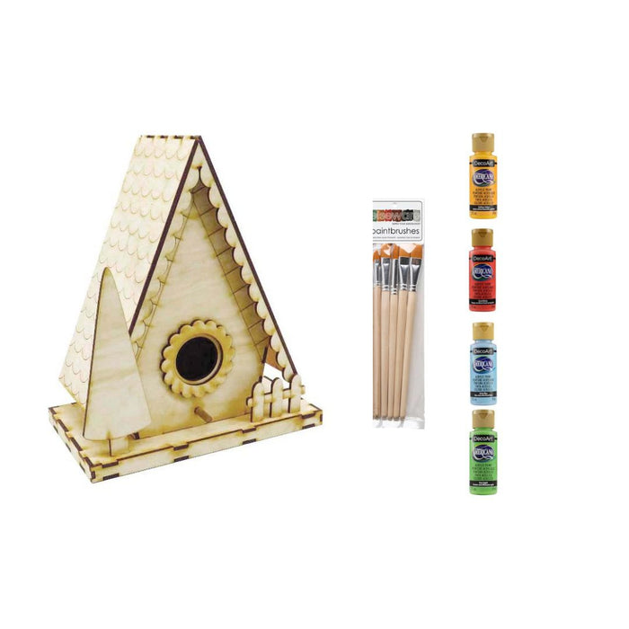 Chalet Birdhouse Building Kit