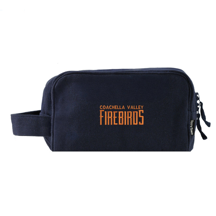 Coachella Valley Firebirds Wordmark Canvas Toiletry Bag