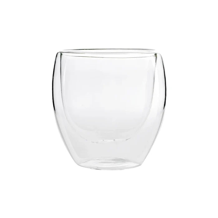 Coffret de tasses à cappuccino Karaca à double paroi en verre borosilicate pour 2 personnes