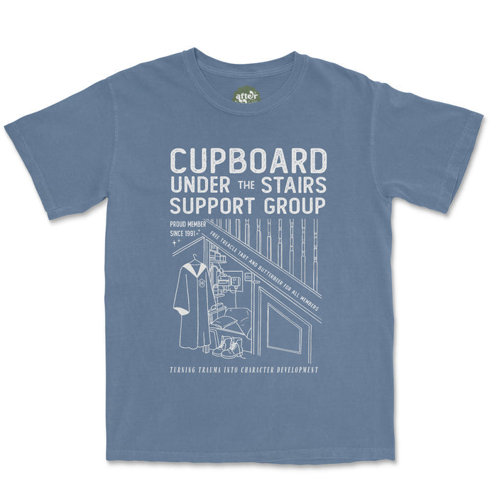 Cupboard Under the Stairs Support Group Garment Dyed Tee