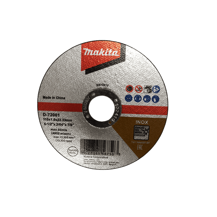 Cutting Disc 4 1/2" x 6/64" D-72001 ebuystt