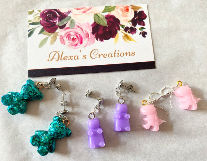 Dinosaur Earrings