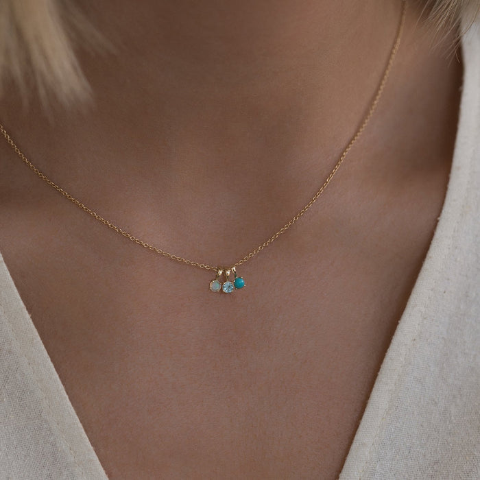 Emerald Birthstone Necklace
