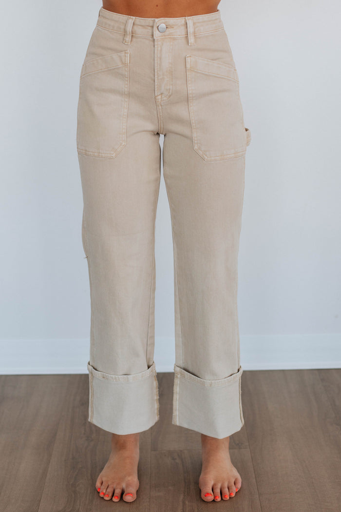 Erin Risen Jeans - Khaki