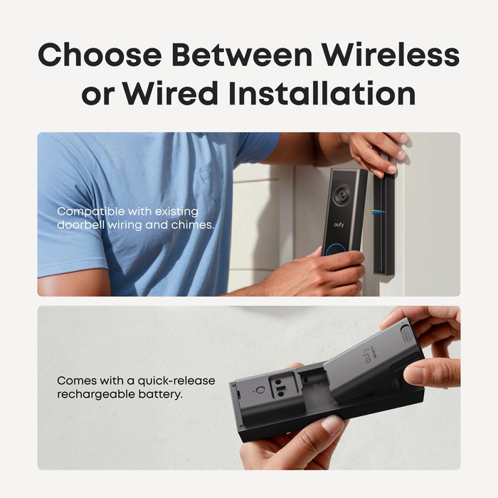 Eufy Video Doorbell C31 – 2K Battery or Wired Doorbell | T8223312