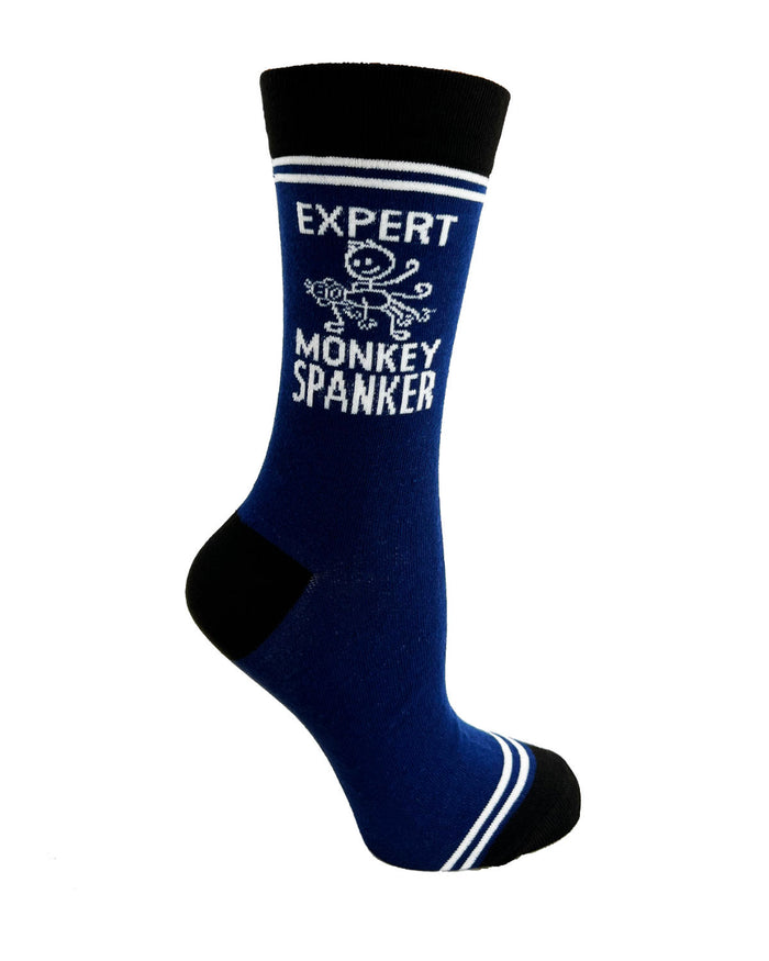 Expert Monkey Spanker - Hey Now Unisex Crew Socks