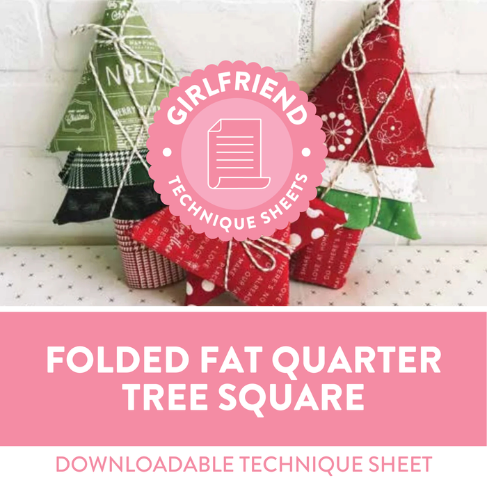 Folded Fat Quarter Tree Star (Download)