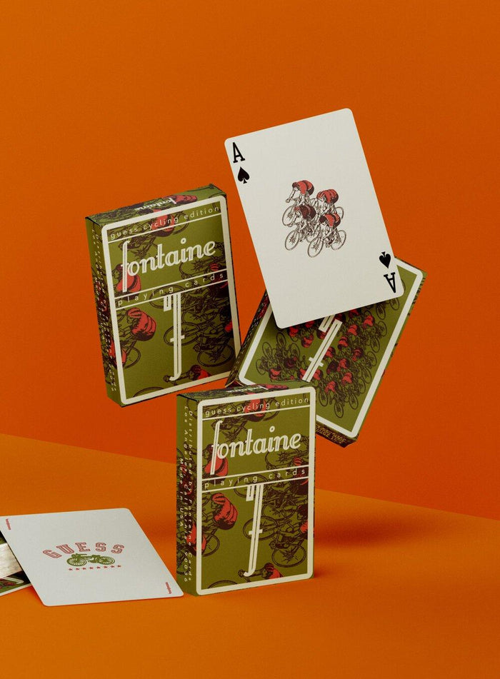 Fontaine Guess Cycling Playing Cards by Fontaine