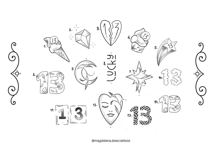 Friday 13th inspired designs by Magda