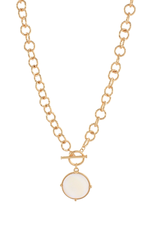Front Clasp Chain Pendant Necklace