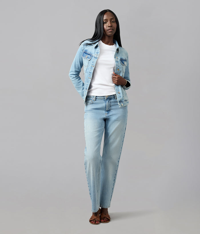 GABRIELLA-WB Classic Denim Jacket
