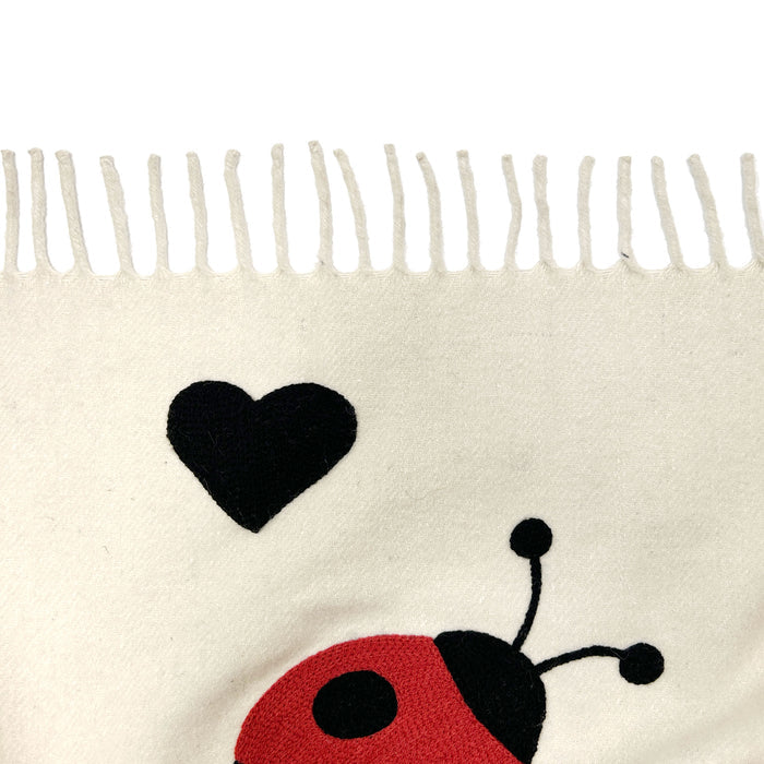 Garden Whimsy Wool Heirloom Blanket