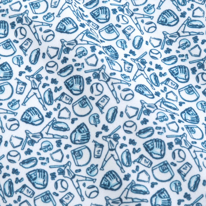 Georgia Tech Fastball Printed Performance Polo