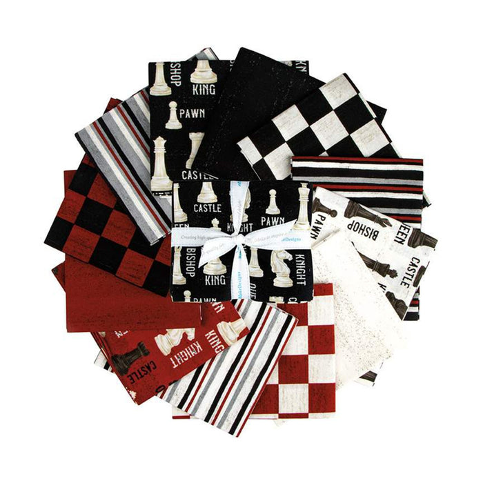 I'd Rather be Playing Chess, Riley Blake 12 Fat Quarter Fabrics