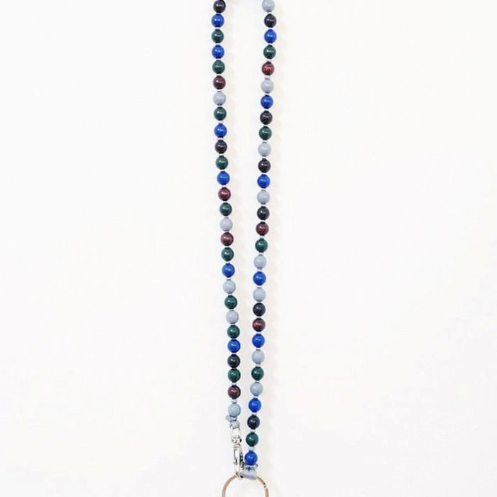 Ina Seifart Perlen Long Keyholder - Dark Mix