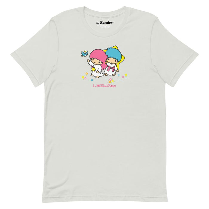 LittleTwinStars Classic Logo T-Shirt (Silver) Apparel Printful S