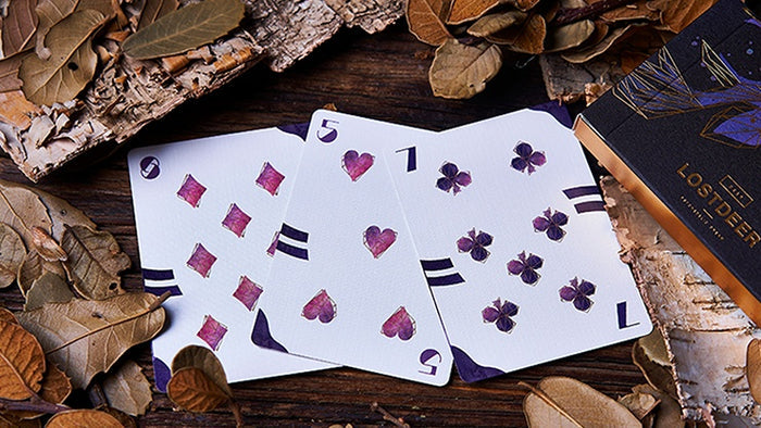 Lost Deer Black Edition Playing Cards by BOCOPO Playing Cards by Bocopo Playing Card Co.