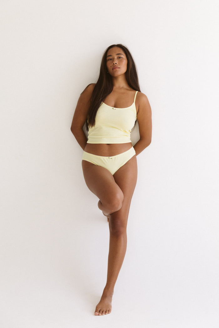 LOW RISE UNDERWEAR IN BUTTER