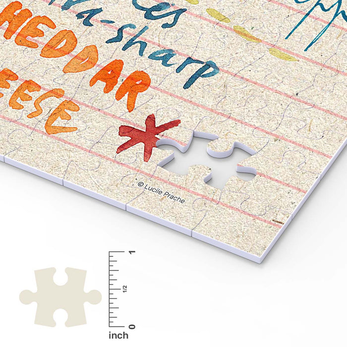 Cook up fun with every piece — this puzzle is a recipe for cheesy delight.