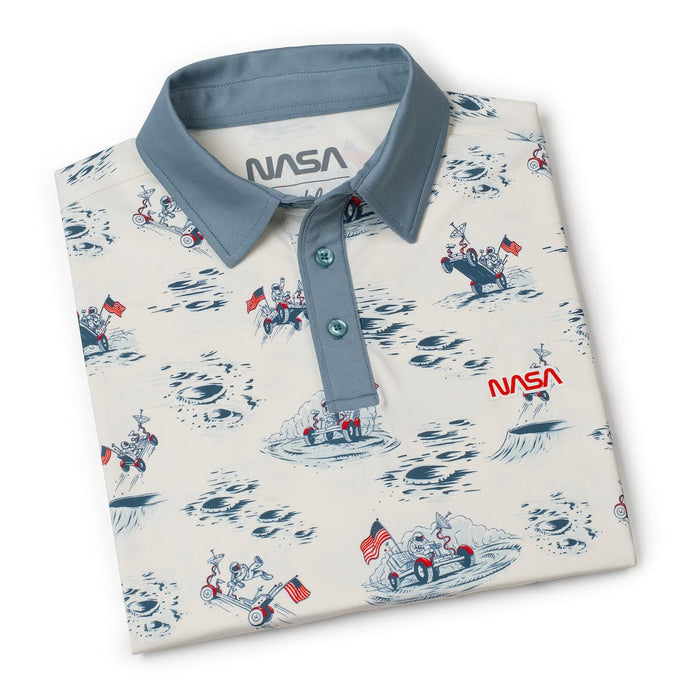 RSVLTS NASA Breakfast Balls All-Day Polo NASA "Moon Buggy (White)" – All Day Polo NASA "Moon Buggy (White)" – All Day Polo