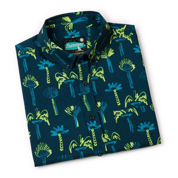 RSVLTS RSVLTS Short Sleeve Shirt Neon Palmies – KUNUFLEX Short Sleeve Shirt