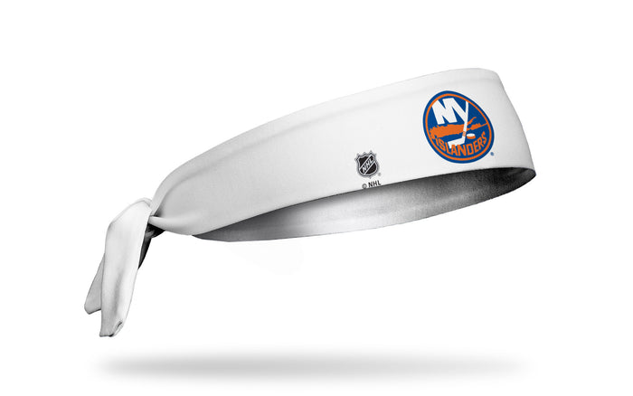 New York Islanders: Logo White Flex Tie Headband - View 2