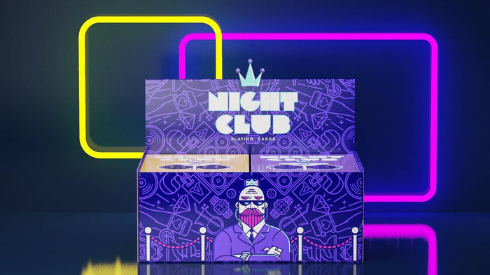 Nightclub UV Playing Cards by Riffle Shuffle Playing Card Company