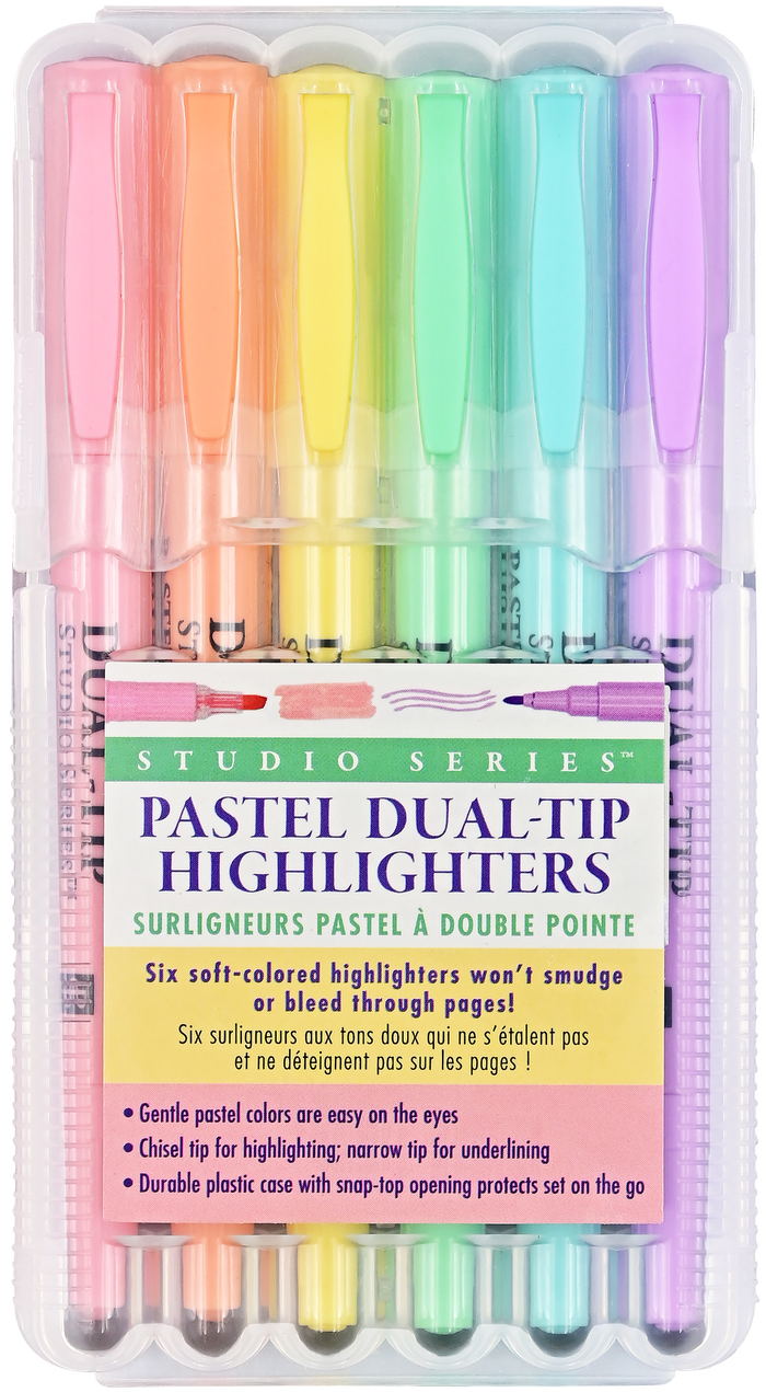 Pastel Dual-Tip Highlighters