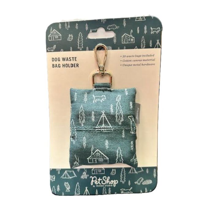 PetShop by Fringe Studios - Canvas Dog Poop Bag Holder - Camping