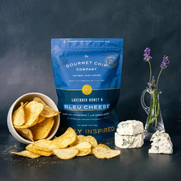 Potato Chips - lavender honey blue cheese