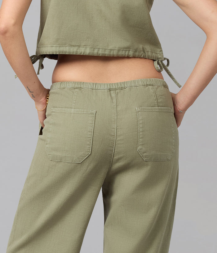 REMY-WS Mid Rise Cotton Twill Trouser