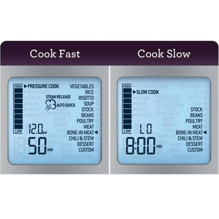 Sage the Fast Slow Pro™ Multi Cooker | BPR700BSSUK Sage Pressure Cooker Euronics Ireland