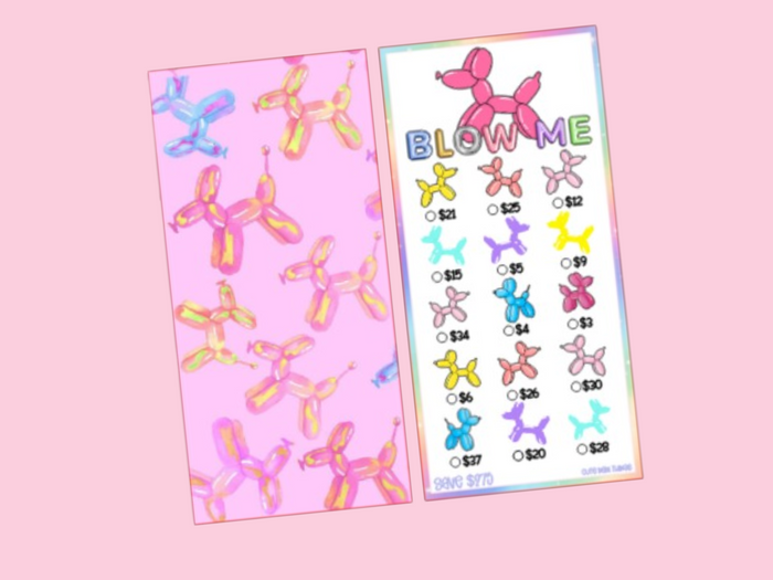 Savings Insert & Envelope Bundle | Blow Me