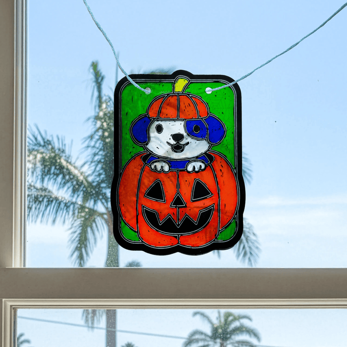 Scratch & Scribble Mini Window Banner Kit - Boo Buddies - 6 Cards