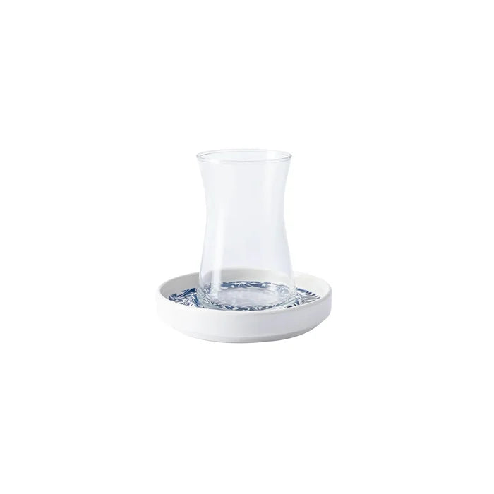 Service à thé Karaca, 12 pièces, 170 ml, bleu