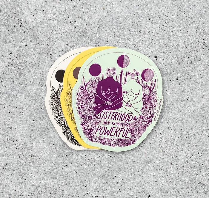 Sisterhood Is Powerful vinyl sticker