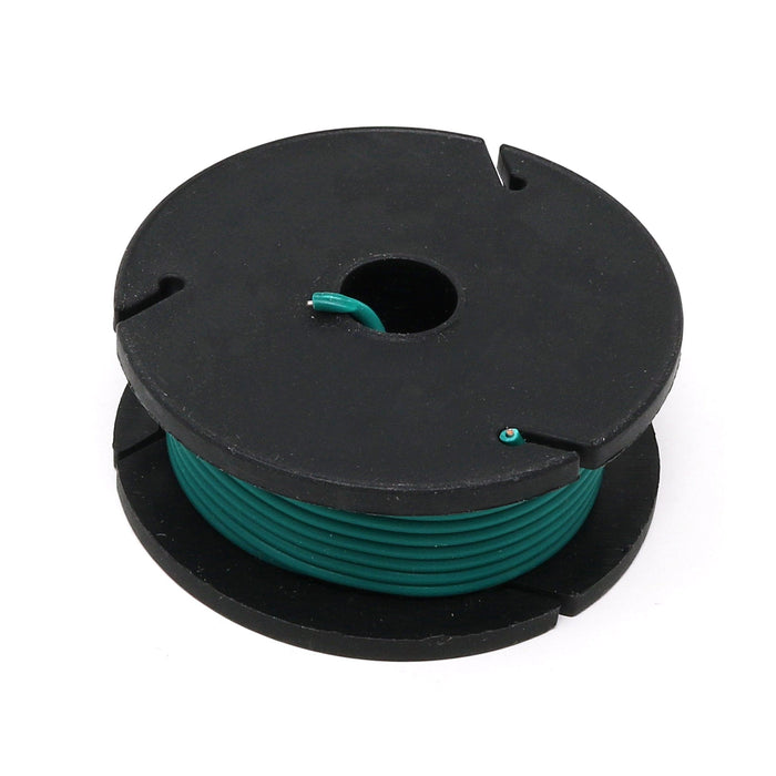 Solid-Core Wire Spool - 7.5m 22AWG - Green by The Pi Hut - The Pi Hut