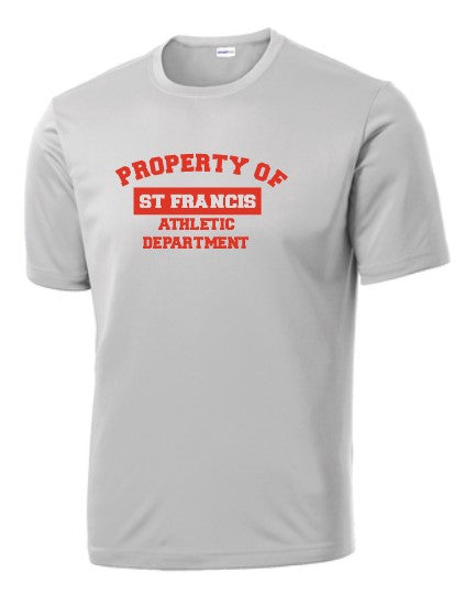 St Francis Athletics Performance Short Sleeve Tshirt