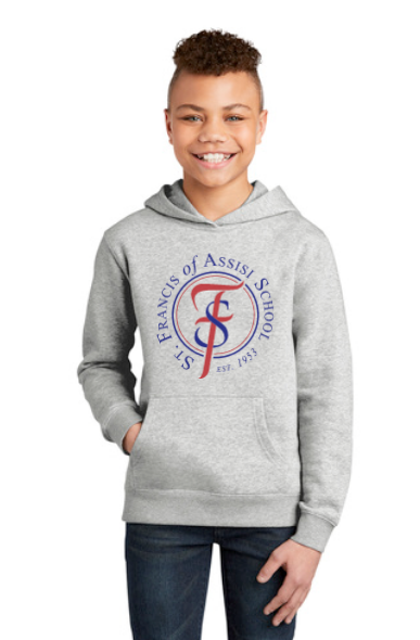 St Francis of Assisi School Youth Fleece Hoodie