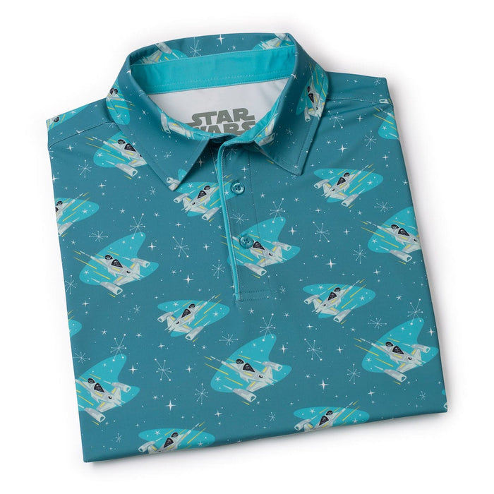 RSVLTS RSVLTS Star Wars Fathers Day "Mid-Century Mando"_ All Day Polo