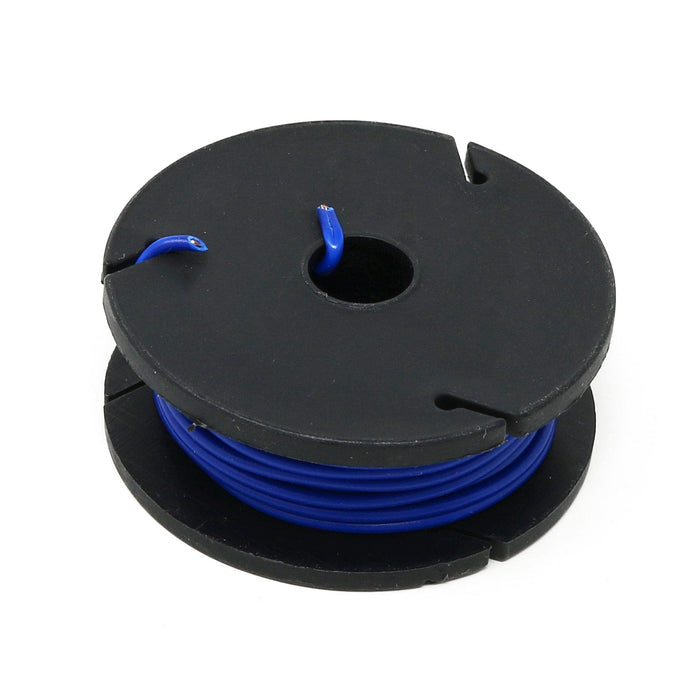 Stranded-Core Wire Spool - 25ft - 22AWG - Blue by The Pi Hut - The Pi Hut