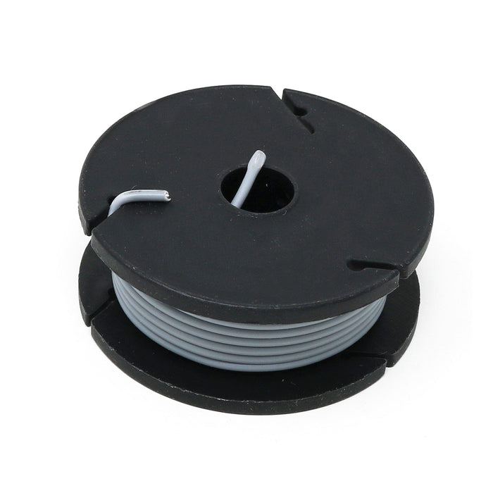 Stranded-Core Wire Spool - 25ft - 22AWG - Gray by The Pi Hut - The Pi Hut